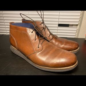 Cole Haan Lunar Grand Leather Chukka Boots